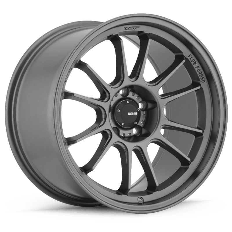 (set of 4) Konig Hypergram Matte Grey | 19x8.5" +32mm | 5x120mm Wheel
