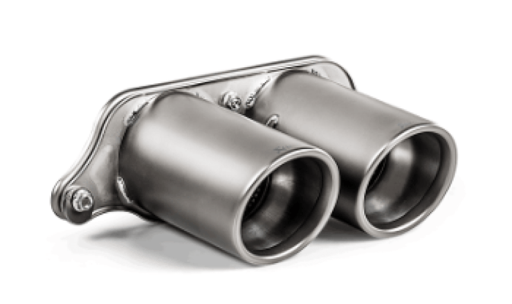 Akrapovic Porsche 911 GT3 (991.2) Slip-On Race Line (Titanium) w/Tips & Carbon Fiber Diffuser