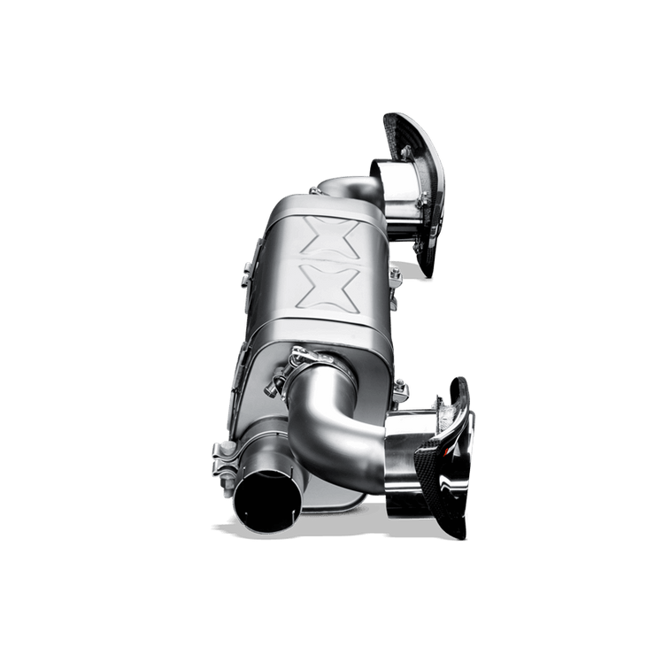 Akrapovic Porsche 911 Turbo / Turbo S (997.2) Slip-On Line (Titanium) w/ Titanium Tips
