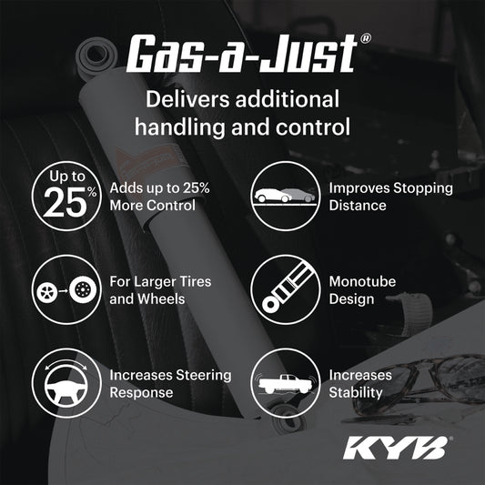 KYB Shocks & Struts Gas-A-Just Front FORD Mustang II 1971-73 MERCURY Cougar 1971-73