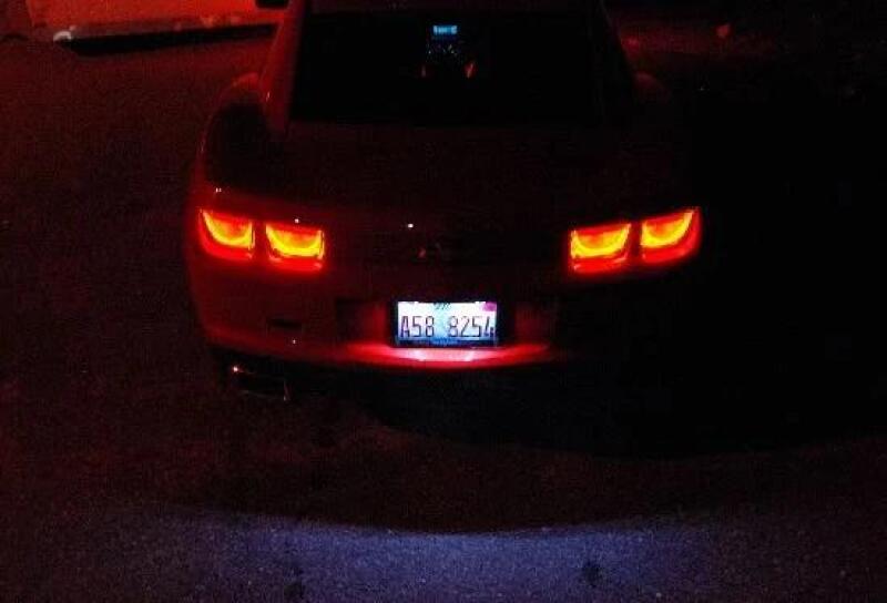 Oracle 10-13 Chevrolet Camaro LED Afterburner Tail Light Halo Kit - Red