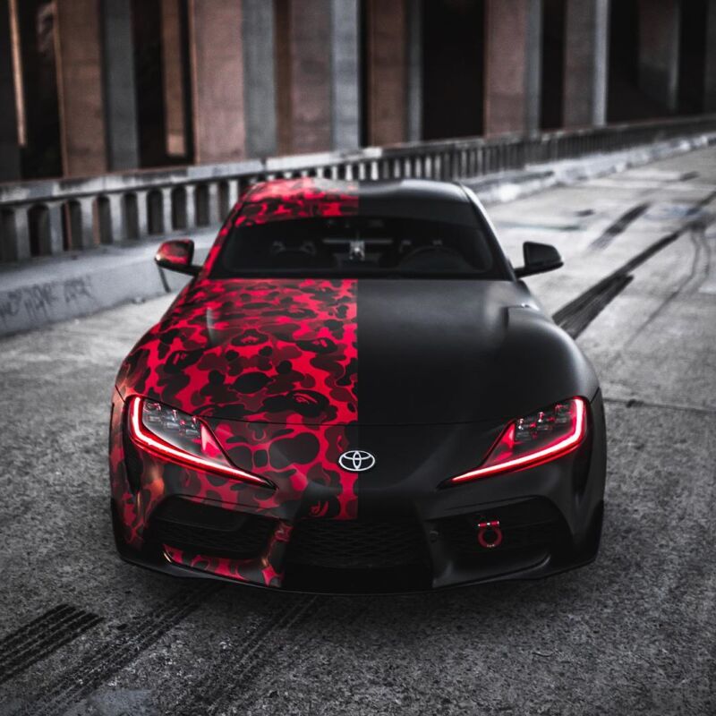 Oracle 20-21 Toyota Supra GR RGB+A Headlight DRL Kit - ColorSHIFT w/ Simple Controller