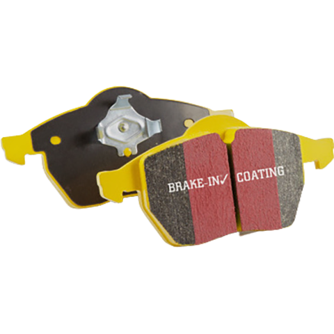 EBC Brakes Yellowstuff Front Brake Pads for Iron Rotors | 2003-2005 Porsche 911 (DP41515R)