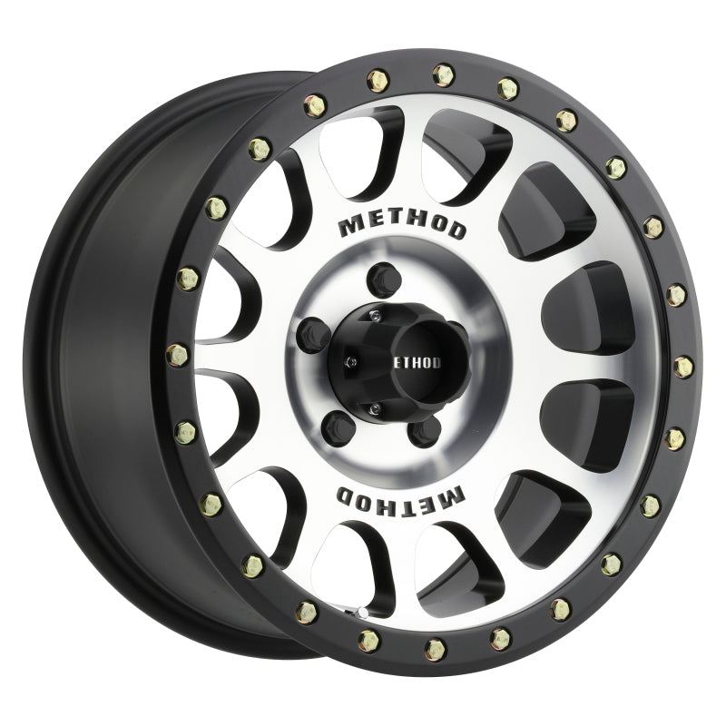 Method Wheels MR305 Machined - Matte Black Lip | 17x8.5" +0mm | 5x5.5mm Wheel