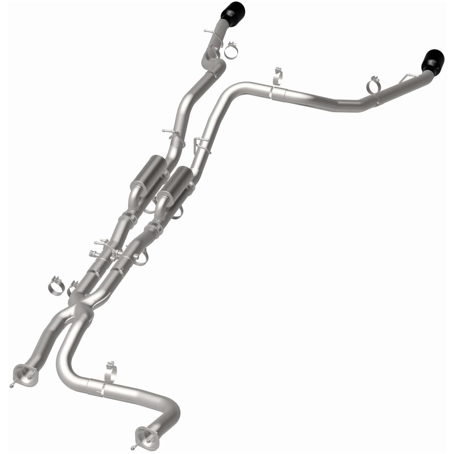 MagnaFlow 2025 Ram 1500 RHO SPEQ Series Black Chrome Cat-Back Performance Exhaust System