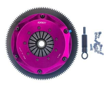 Exedy 2006-2006 Saab 9-2X Aero H4 Hyper Twin Cerametallic Clutch Sprung Center Disc Push Type Cover