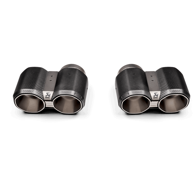 Akrapovic Octagonal Carbon Design Exhaust Tips - BMW / G8x / M2 / M3 / M4