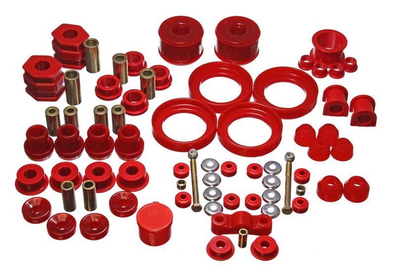 Energy Suspension 63-82 Chevrolet Corvette Red Hyper-flex Master Bushing Set