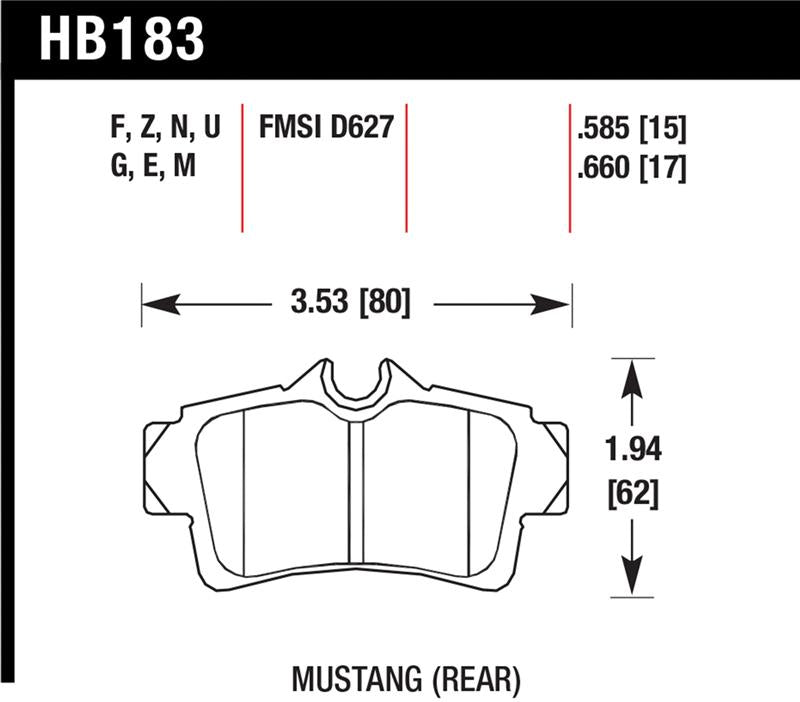 Hawk HP+ Street Brake Pads