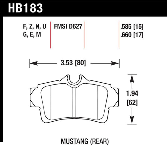 Hawk HP+ Street Brake Pads