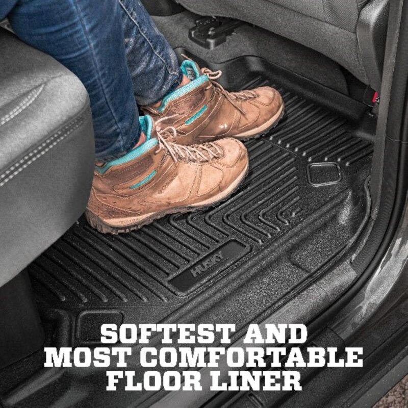 Husky Liners 19-24 Dodge Ram 1500 X-Act Front + 2nd Seat Floor Liner Set - Black