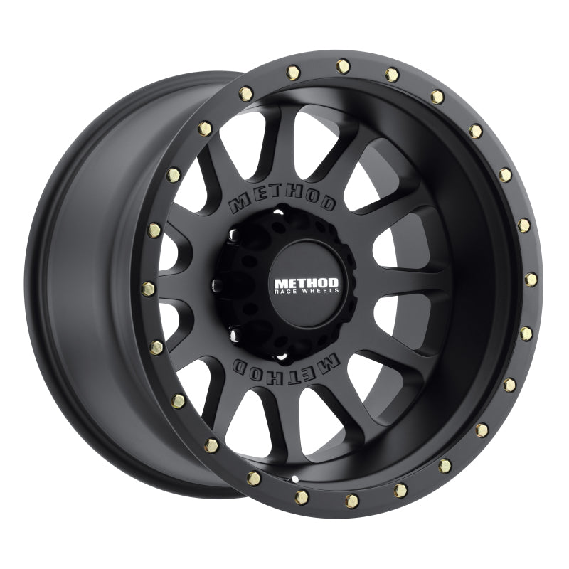 (set of 4) Method Wheels MR605 Matte Black | 20x9" -12mm | 8x6.5mm Wheel