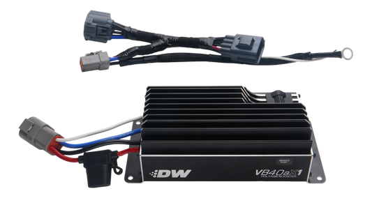 DeatschWerks VB40AX1 Voltage Booster with Plug-N-Play Harness for 10-25 Ford Mustang