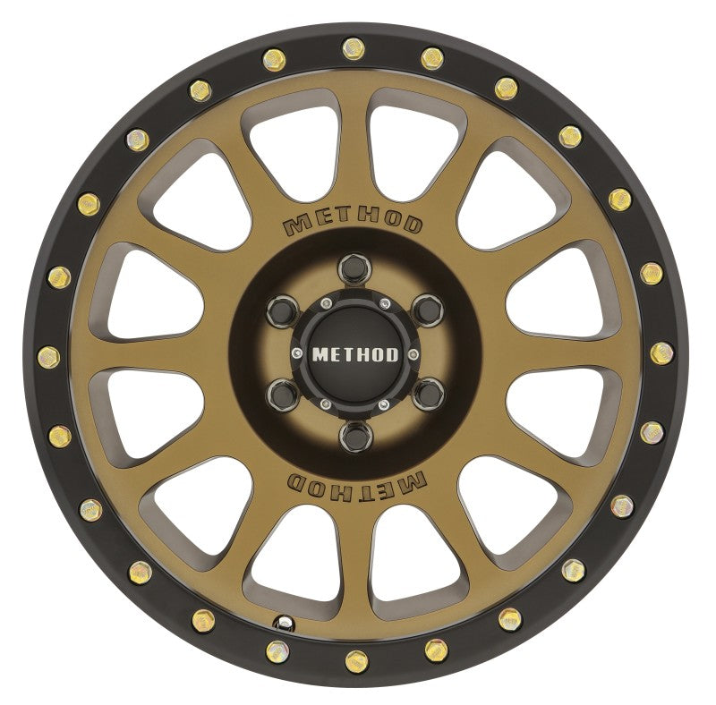Method Wheels MR305 Bronze - Matte Black Lip | 18x9" +0mm | 6x5.5mm Wheel
