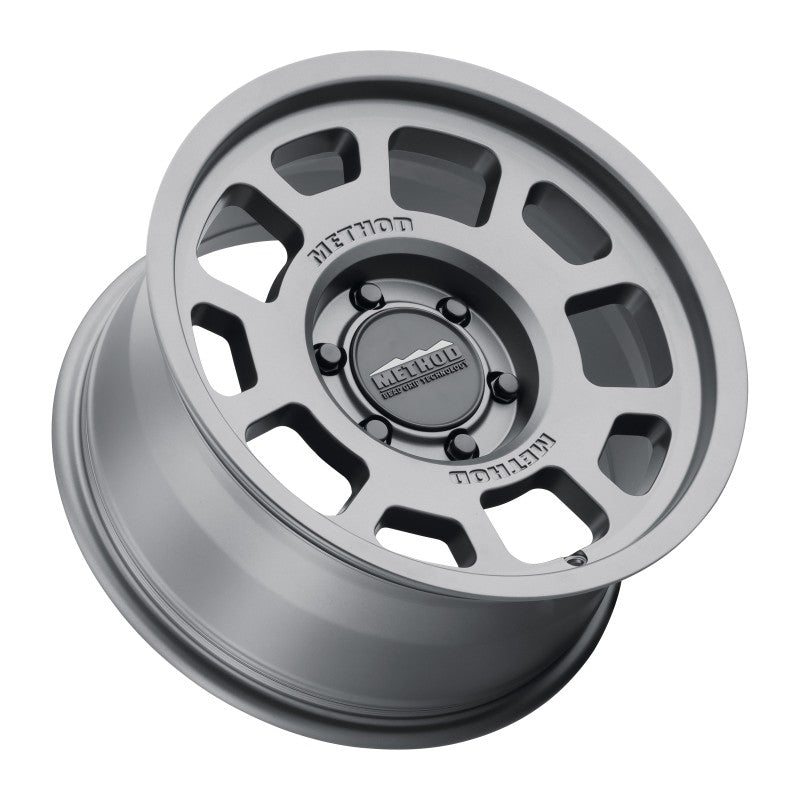 (set of 4) Method Wheels MR705 Titanium | 17x8.5" +35mm | 6x5.5mm Wheel