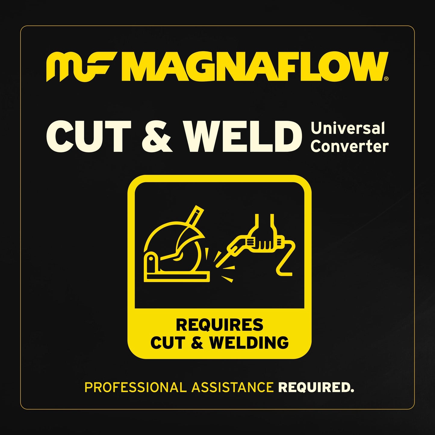 Magnaflow Conv Univ 2.50 Rear CA