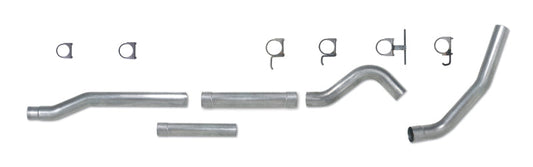 Diamond Eye KIT 4in Catback MFLR RPLCMENT PIPE SGL AL: 03-07 FORD 6.0L F250/F350 (Extended Cab Only)