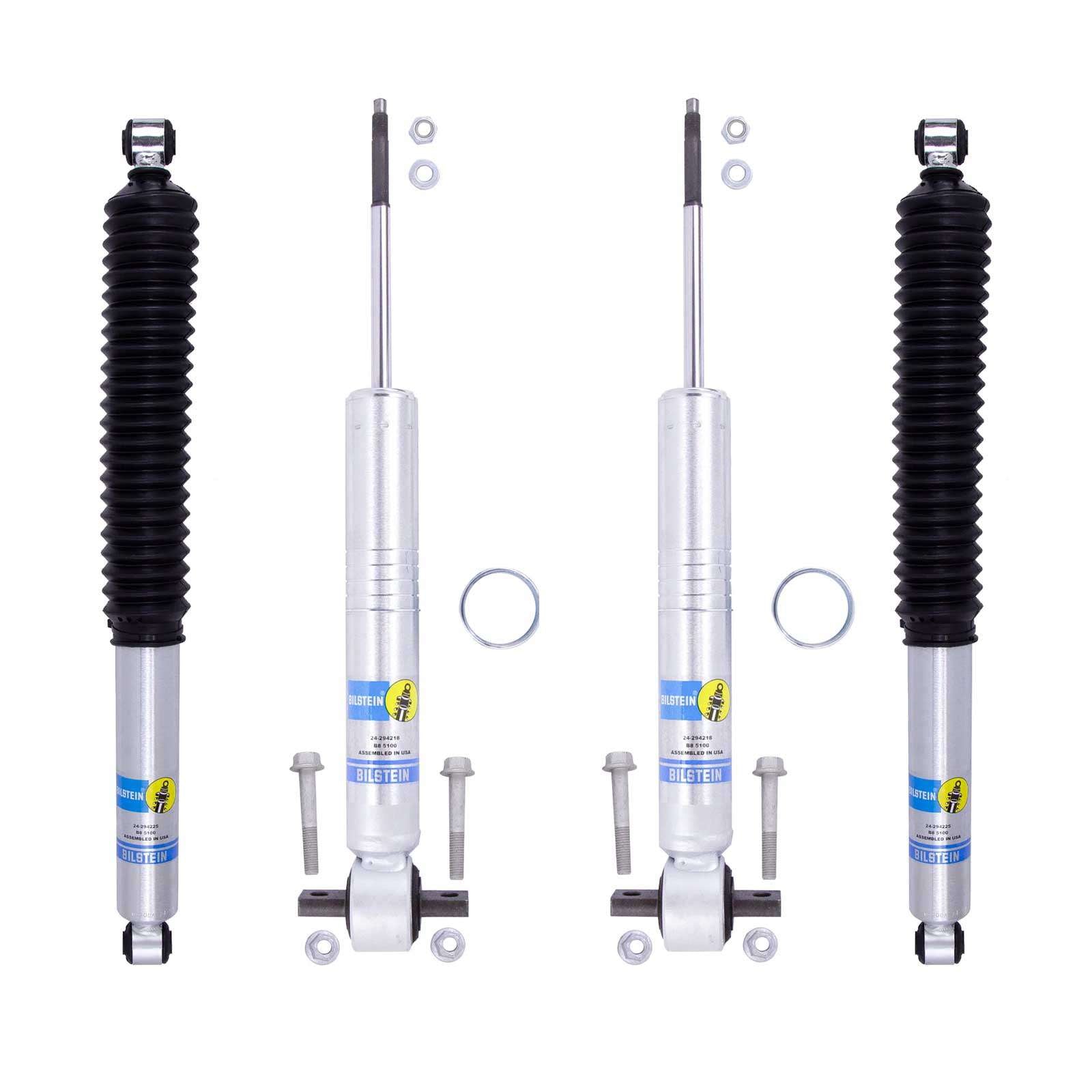 Bilstein 5100 Shocks Set w/0-2.5" lift - 2019-2023 Ford Ranger 4WD RWD