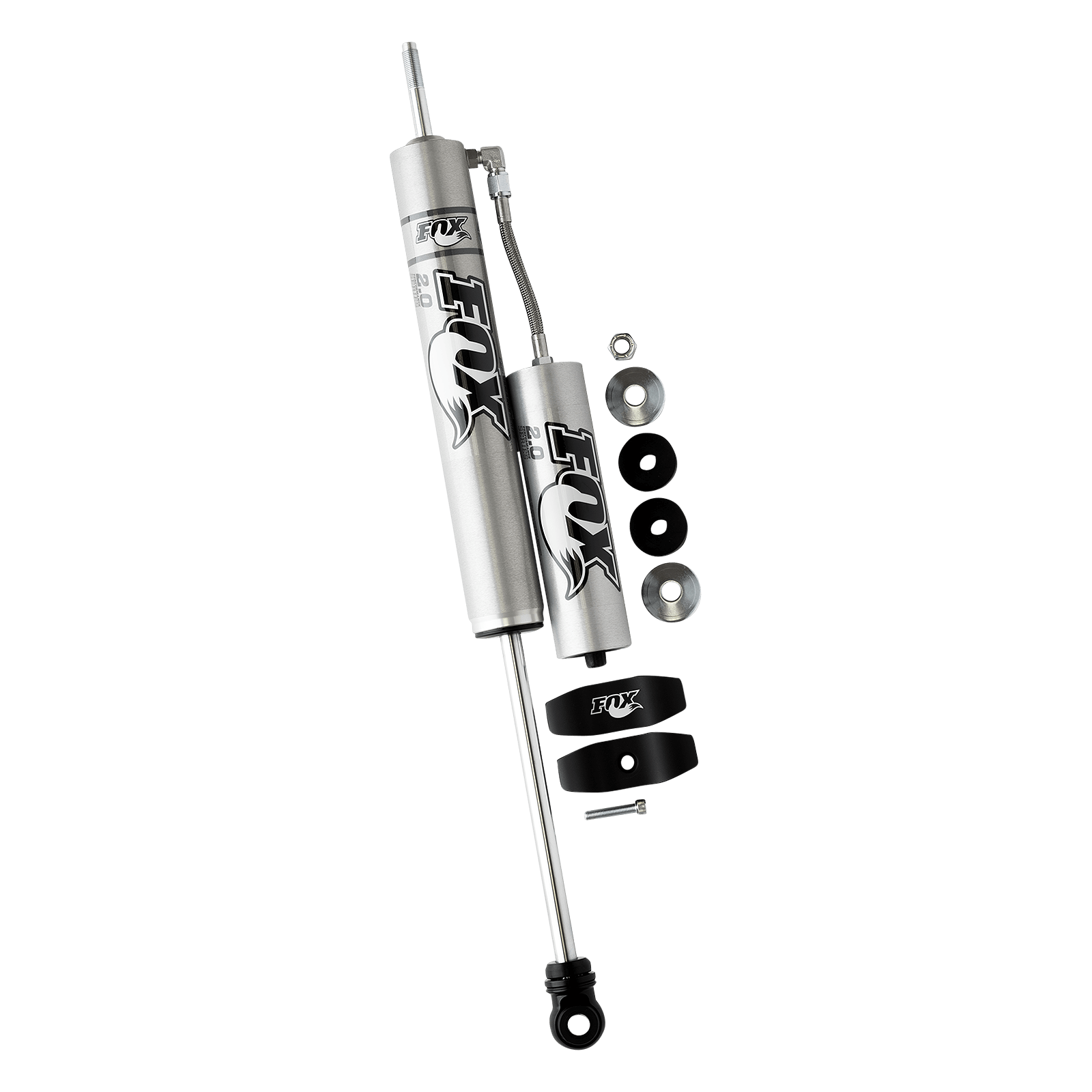 Fox 07+ Jeep JK 2.0 Performance Series 9.6in. Smooth Body Remote Res. Front Shock / 1.5-3.5in. Lift