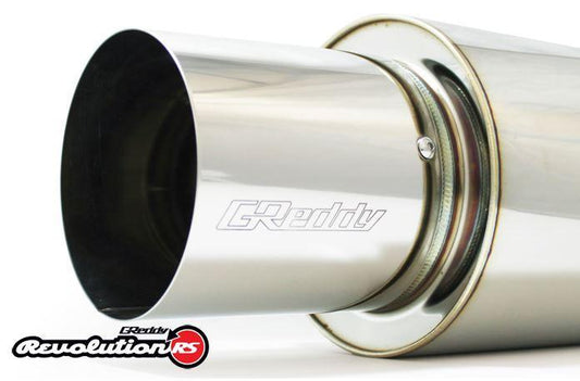 GReddy Revolution RS 2.5" Muffler w/ Removable 4.0" Tip (11001126)