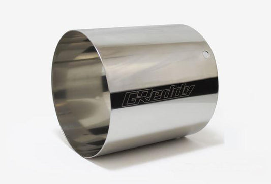 GReddy Revolution RS SS Exhaust Tip - 105mm Diameter/120mm Length (11001143)