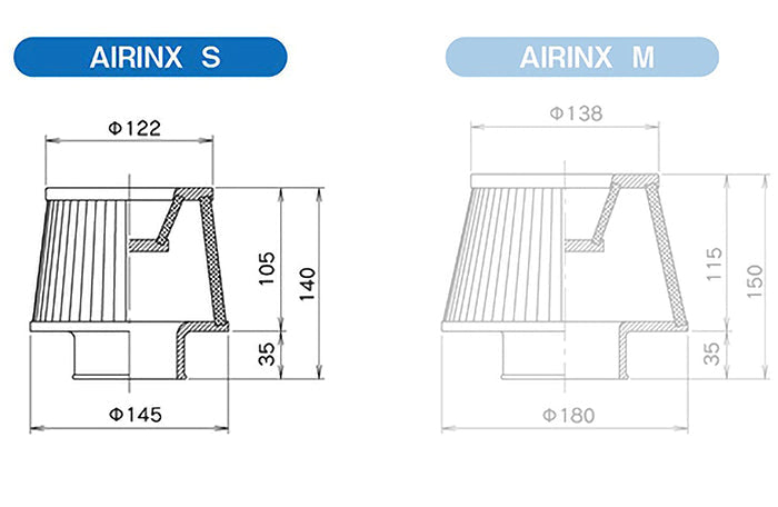 GReddy Airinx S 70mm Universal Filter | Universal (12500602)