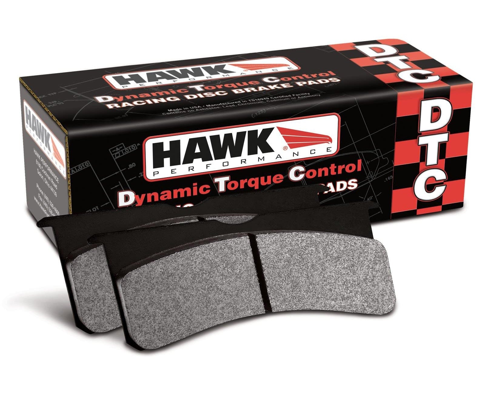 Hawk 90-93 Geo Storm / 90-92 Isuzu Impulse / 90-93 Mazda Miata DTC-60 Front Race Brake Pad