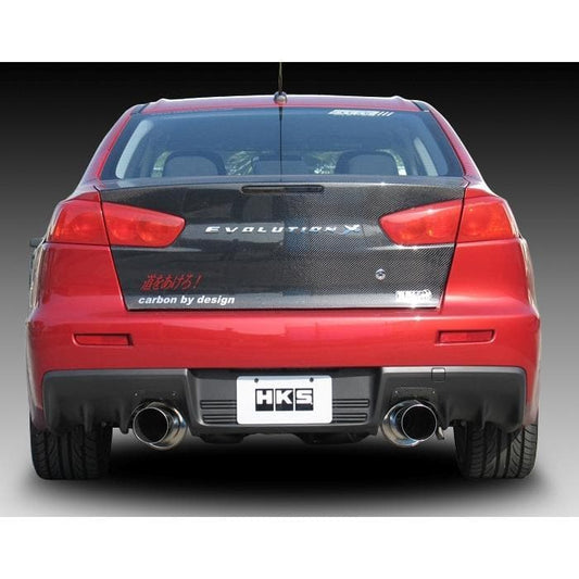 HKS 08-09 Evo 10 Hi-Power Dual Tip Catback Exhaust