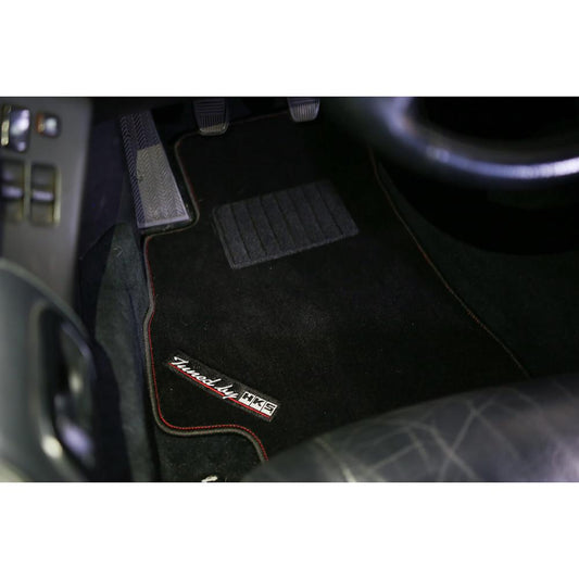 HKS Floor Mat Set (Front - Black) - Toyota Supra MK4 JZA80 93-02 (Right Hand Drive ONLY)