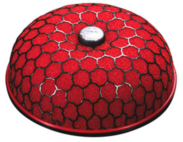 HKS Replacement Filter Element - 2 layer wet / 150mm / Red