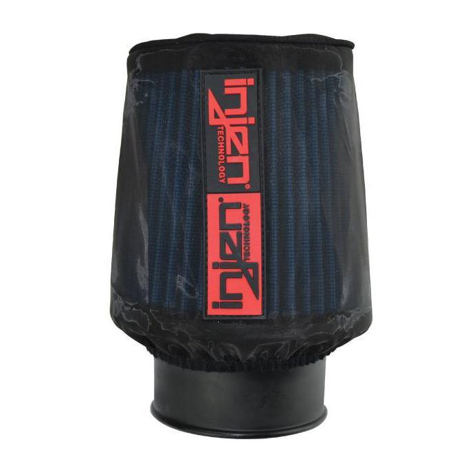 Injen Black Water Repellant Pre-Filter Fits X-1046 6-1/2in Base / 6in Tall / 5-1/4in Top