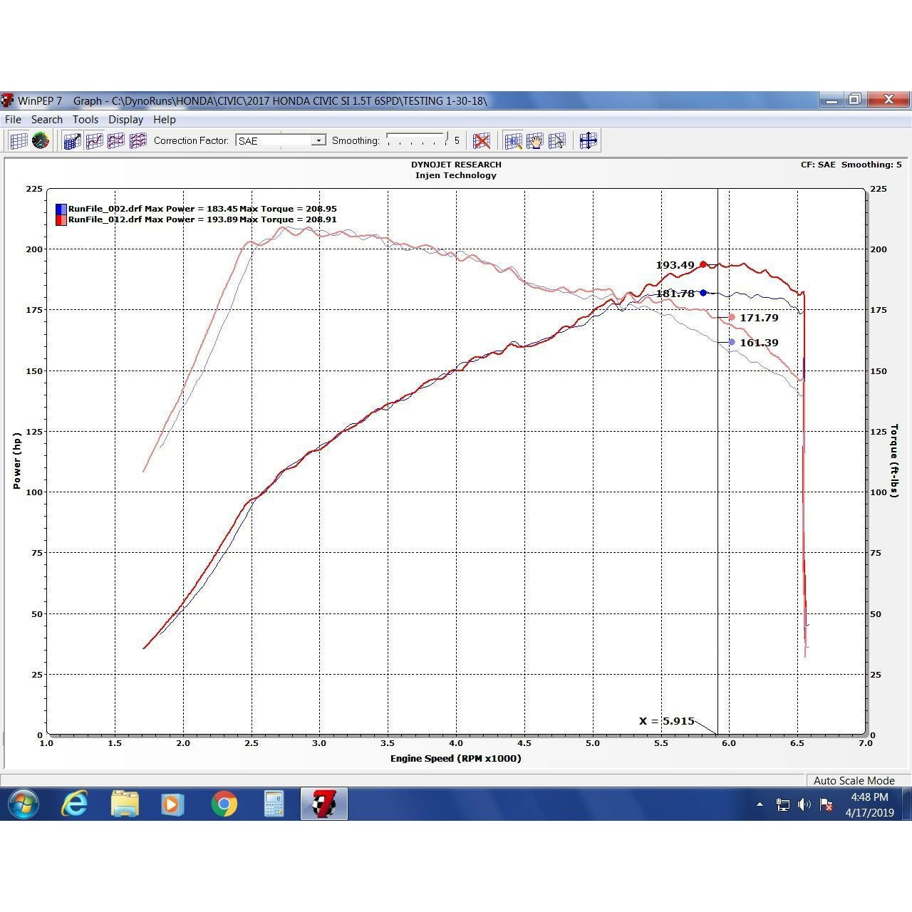 Injen 17-20 Honda Civic Si 1.5L Turbo (Sedan Only) 3in Cat-Back Stainless Steel Exhaust