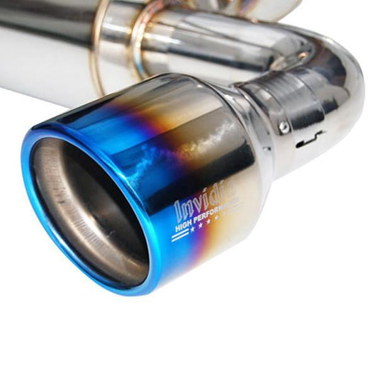 Invidia 02-08 Nissan 350z Gemini Rolled Titanium Tip Cat-back Exhaust