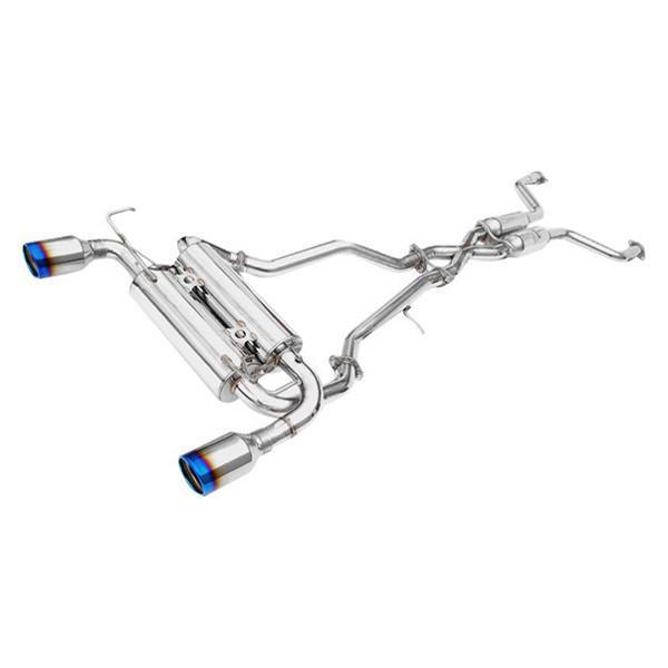 Invidia 03-08 Infiniti G35 Coupe Gemini Rolled Titanium Tip Cat-back Exhaust
