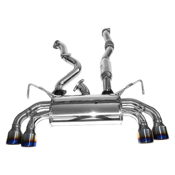 Invidia 08-11 STi Hatch / 11 WRX Hatch Dual Q300 Titanium Tip Cat-back Exhaust