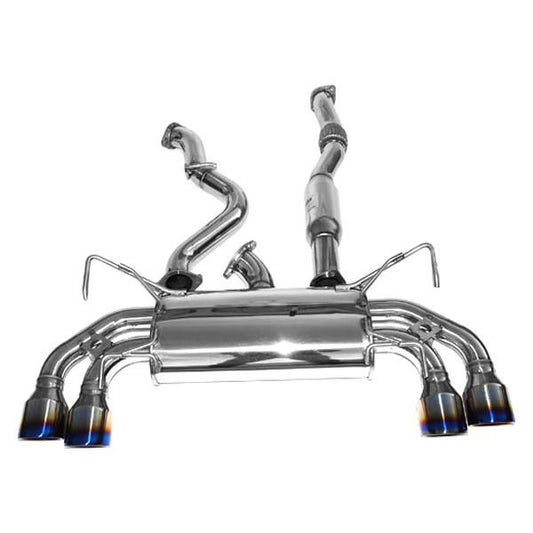 Invidia 08-11 STi Hatch / 11 WRX Hatch Dual Q300 Titanium Tip Cat-back Exhaust