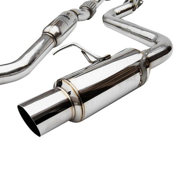 Invidia 08+ WRX Sedan 76mm (101mm tip) Single N1 SS Tip Cat-back Exhaust