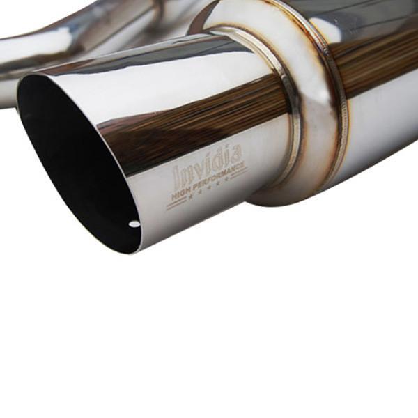 Invidia 08+ WRX Sedan 76mm (101mm tip) Single N1 SS Tip Cat-back Exhaust
