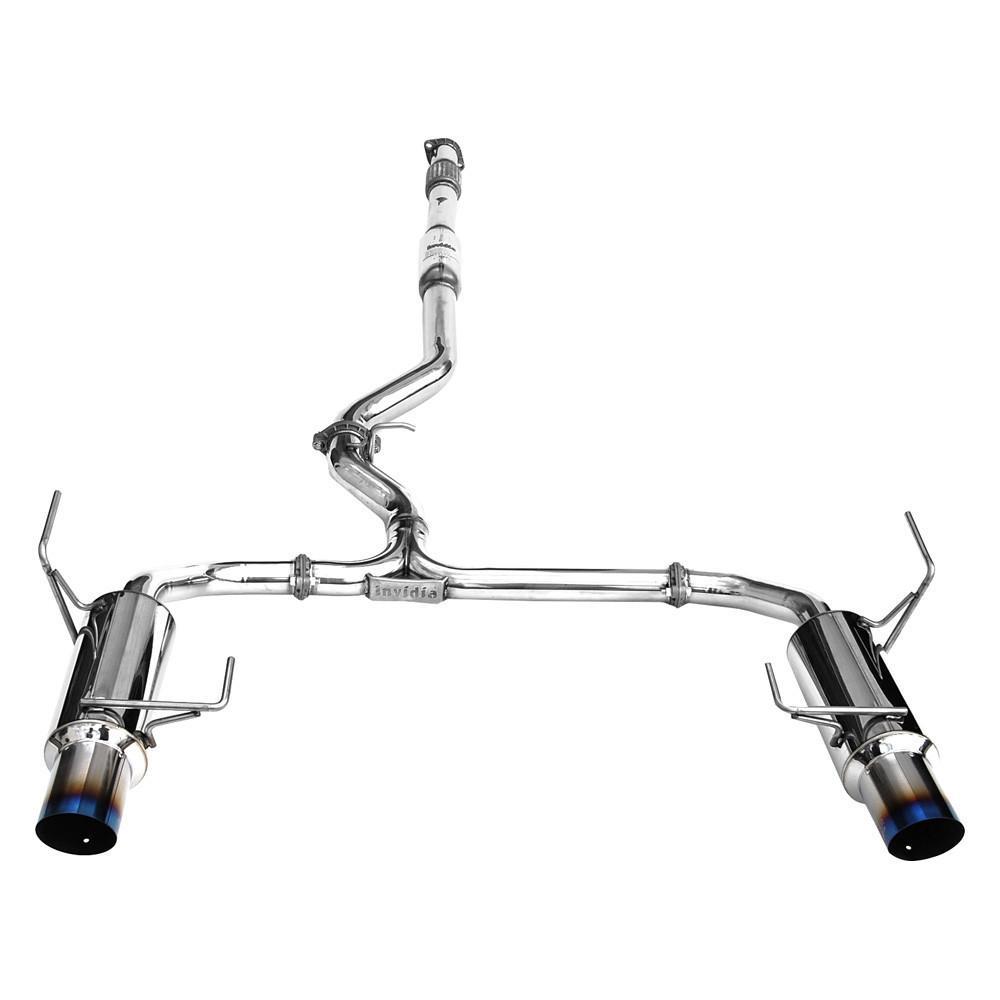 Invidia 10-12 Subaru Legacy GT Dual N1 Single Layer Titanium Tipped Cat-back Exhaust