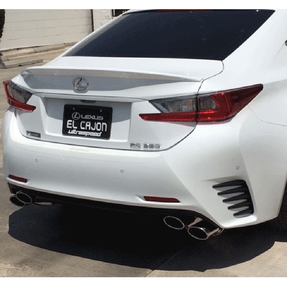 Invidia 15+ Lexus RC350/200T Titanium Quad Rolled Tip Axel-Back Exhaust
