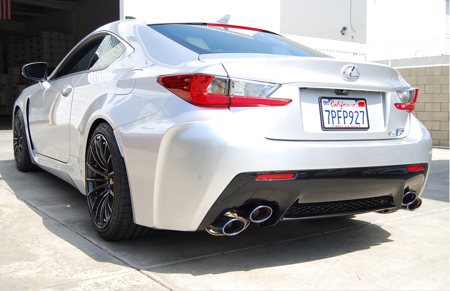 Invidia 14+ Lexus RCF Q300H w/ Rolled Stainless Steel Tips Cat-Back Exhaust
