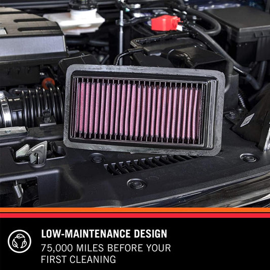 K&N Replacement Air Filter | 2011-2018 BMW X3/X4 2.0L (33-2465)
