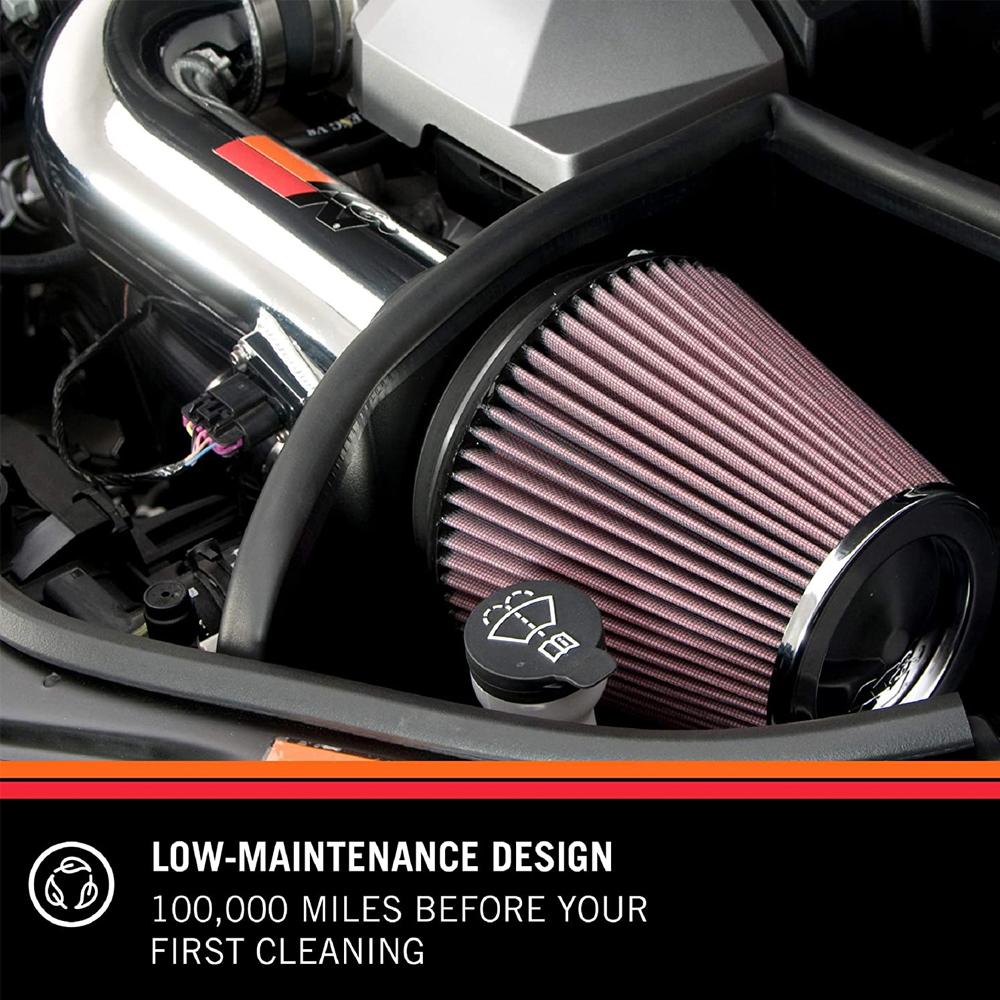 K&N 03-06 G35 Coupe Silver Typhoon Short Ram Intake
