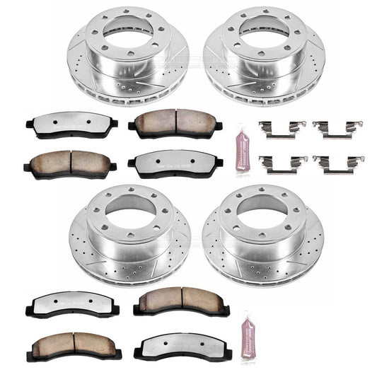 Power Stop 00-05 Ford Excursion Front & Rear Z36 Truck & Tow Brake Kit