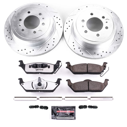 Power Stop 04-11 Ford F-150 Rear Z36 Truck & Tow Brake Kit