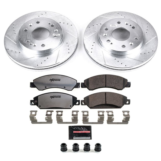 Power Stop 07-08 Cadillac Escalade Front Z36 Truck & Tow Brake Kit