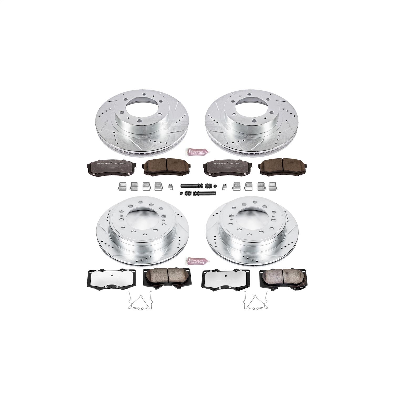 Power Stop 10-14 Toyota FJ Cruiser Front & Rear Z36 Truck & Tow Brake Kit