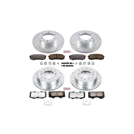 Power Stop 10-14 Toyota FJ Cruiser Front & Rear Z36 Truck & Tow Brake Kit