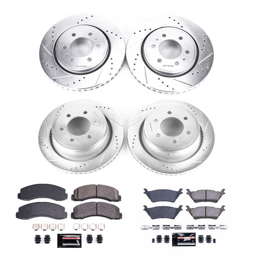 Power Stop 12-18 Ford F-150 Front & Rear Z23 Evolution Sport Brake Kit