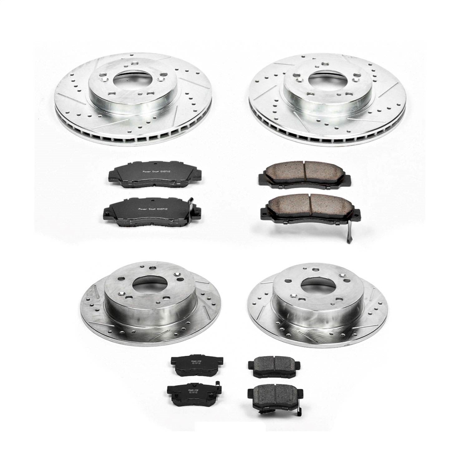 Power Stop 97-01 Acura Integra Front & Rear Z23 Evolution Sport Brake Kit